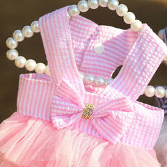 Adorable Dog Party Dress - Cute Plaid Skirt for Special Occasions