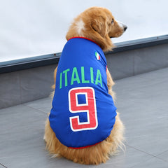 World Cup Dog Vest for Golden Retrievers | Medium & Large Breed Soccer Fan Vest