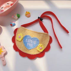 Essentials! Adjustable Pet Bandana Bib & Necktie Set for Dogs and Cats - Soft, Non-Irritating Birthday Accessories for Fur Baby Celebrations, Photo Sessions & Paw-some Memories"