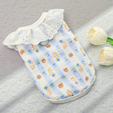 Meowtain Breeze! Cotton-Viscose Cat Cooling Suit with Leash Loops - Ultra-Breathable Anti-Shedding Summer Clothes for Indoor Cats, Air Conditioning Comfort Wear with Soft Fur Guard Technology"