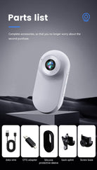 Pet Monitoring Camera with Magnetic Mount | HD Mini Thumb Camera & Silicone Collar