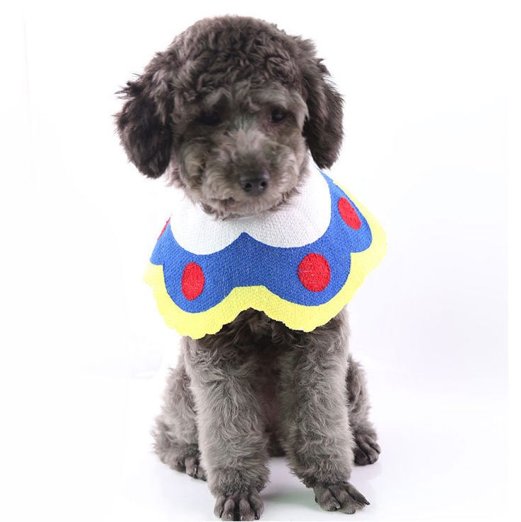 Cute Pet Bandana Bibs: Tie-On, Snap-On & Cape Collar Styles