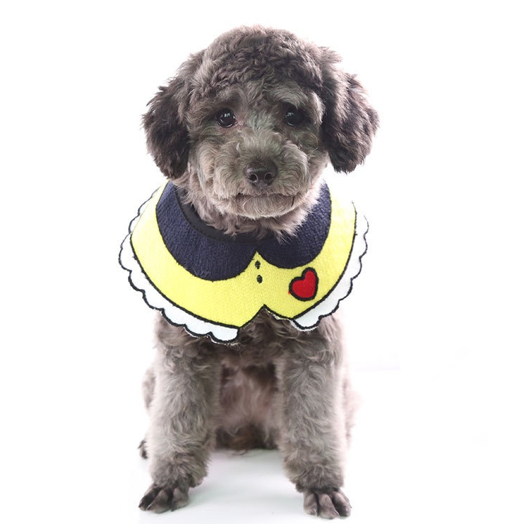 Cute Pet Bandana Bibs: Tie-On, Snap-On & Cape Collar Styles
