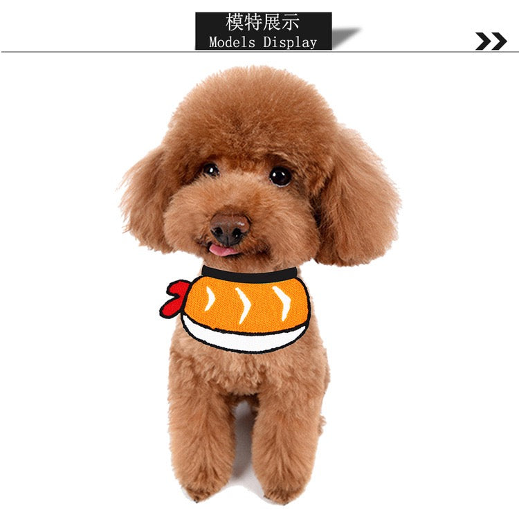 Cute Pet Bandana Bibs: Tie-On, Snap-On & Cape Collar Styles