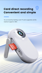 Pet Monitoring Camera with Magnetic Mount | HD Mini Thumb Camera & Silicone Collar