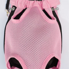 Pawsome Adventure Ready! Breathable Mesh Pet Backpack Carrier for Small-Medium Dogs & Cats - Hands-Free, Durable & Comfortable Outing Pack for Travel, Hiking, Vet Visits