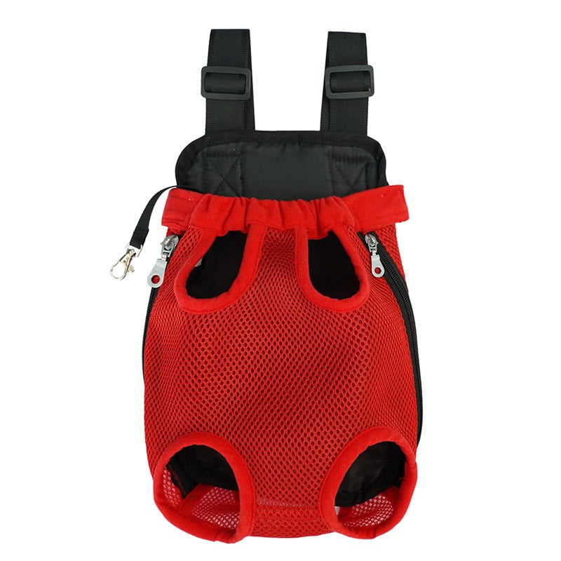 Pawsome Adventure Ready! Breathable Mesh Pet Backpack Carrier for Small-Medium Dogs & Cats - Hands-Free, Durable & Comfortable Outing Pack for Travel, Hiking, Vet Visits