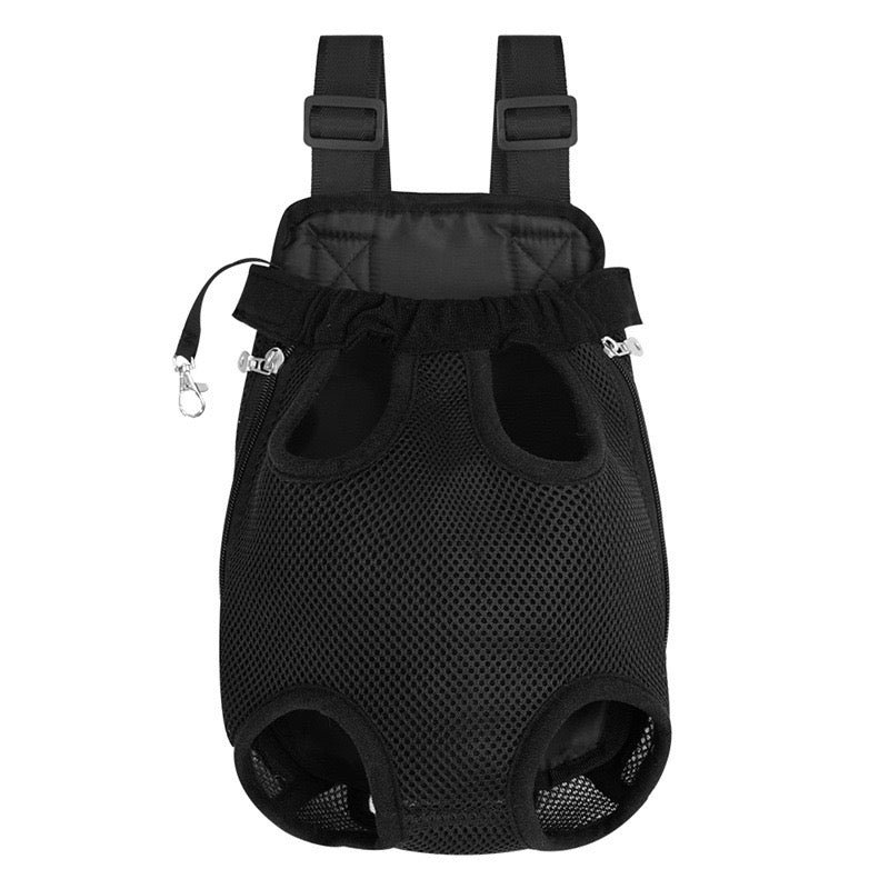 Pawsome Adventure Ready! Breathable Mesh Pet Backpack Carrier for Small-Medium Dogs & Cats - Hands-Free, Durable & Comfortable Outing Pack for Travel, Hiking, Vet Visits