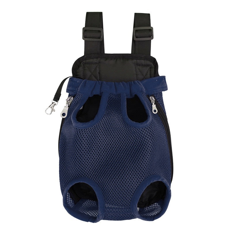 Pawsome Adventure Ready! Breathable Mesh Pet Backpack Carrier for Small-Medium Dogs & Cats - Hands-Free, Durable & Comfortable Outing Pack for Travel, Hiking, Vet Visits