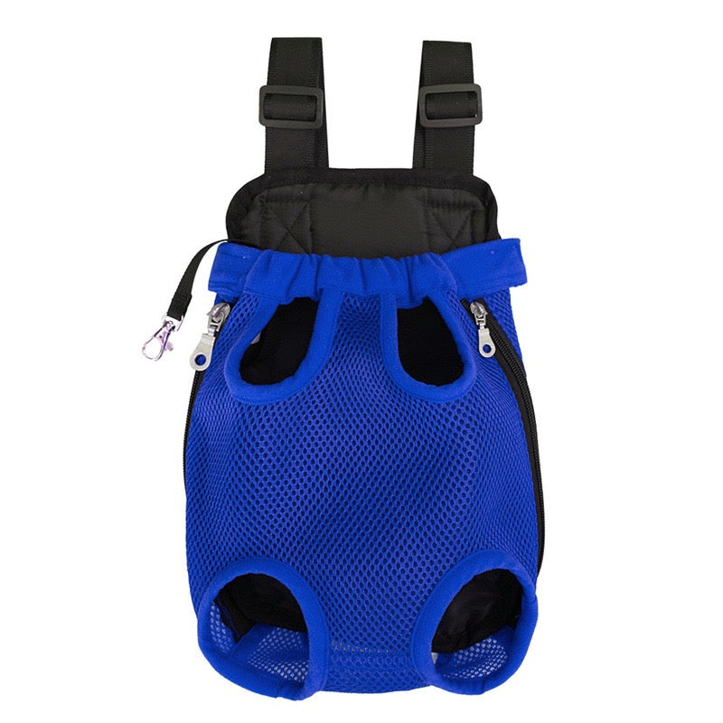 Pawsome Adventure Ready! Breathable Mesh Pet Backpack Carrier for Small-Medium Dogs & Cats - Hands-Free, Durable & Comfortable Outing Pack for Travel, Hiking, Vet Visits