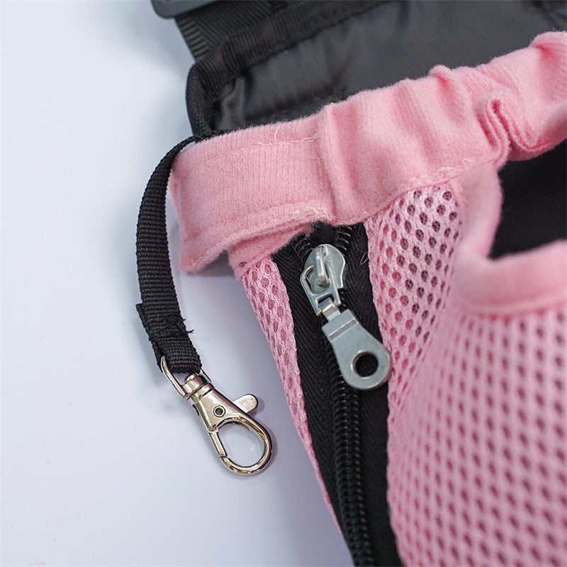 Pawsome Adventure Ready! Breathable Mesh Pet Backpack Carrier for Small-Medium Dogs & Cats - Hands-Free, Durable & Comfortable Outing Pack for Travel, Hiking, Vet Visits