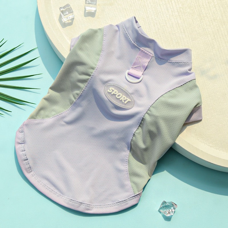 Cooling Mesh Sun Protection Vest for Dogs and Cats - UV Shield Summer Pet Vest