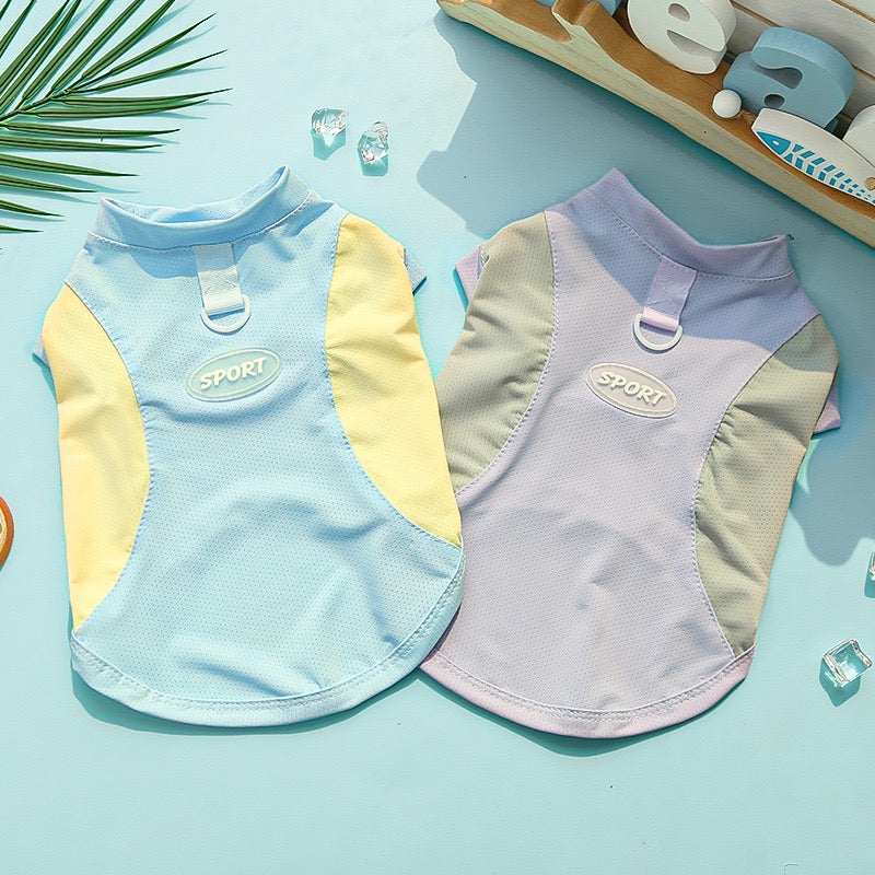 Cooling Mesh Sun Protection Vest for Dogs and Cats - UV Shield Summer Pet Vest