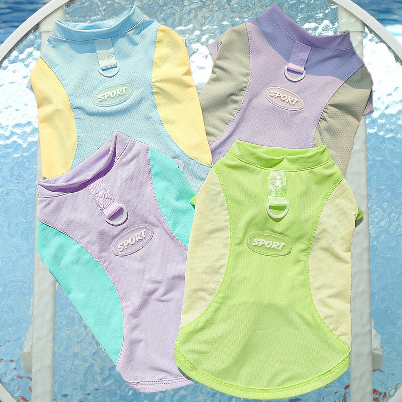 Cooling Mesh Sun Protection Vest for Dogs and Cats - UV Shield Summer Pet Vest
