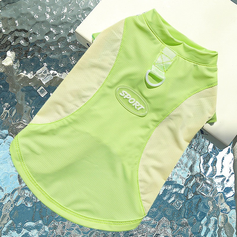 Cooling Mesh Sun Protection Vest for Dogs and Cats - UV Shield Summer Pet Vest