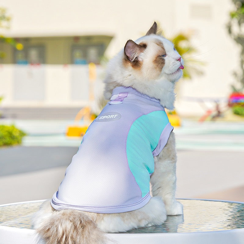 Cooling Mesh Sun Protection Vest for Dogs and Cats - UV Shield Summer Pet Vest