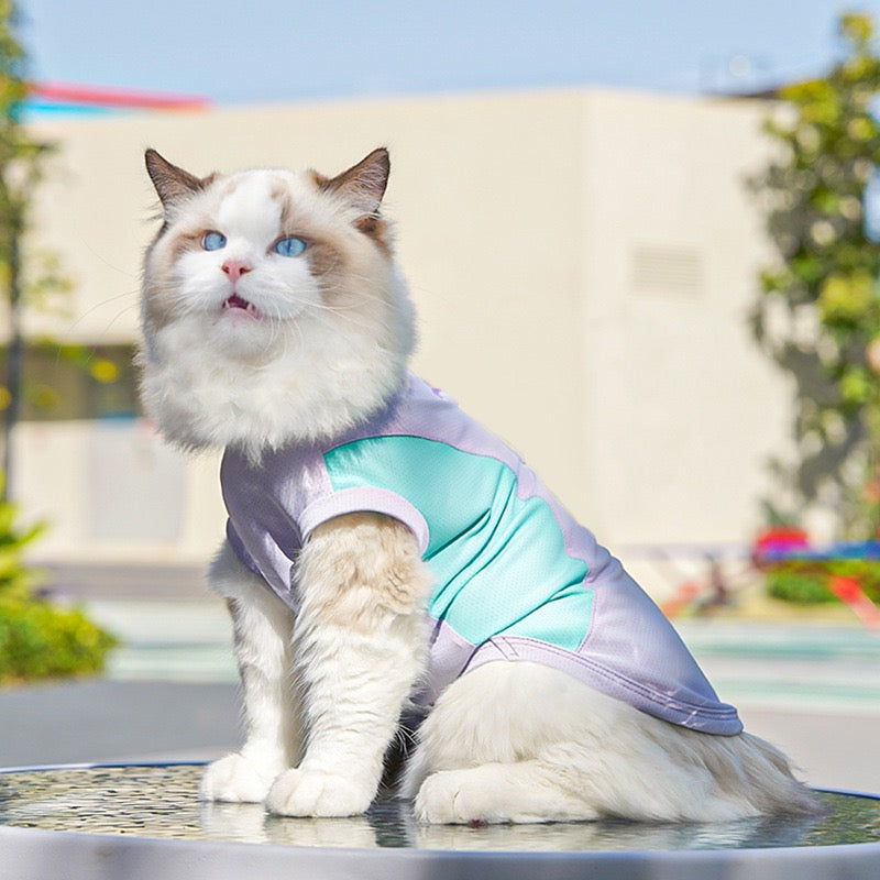 Cooling Mesh Sun Protection Vest for Dogs and Cats - UV Shield Summer Pet Vest
