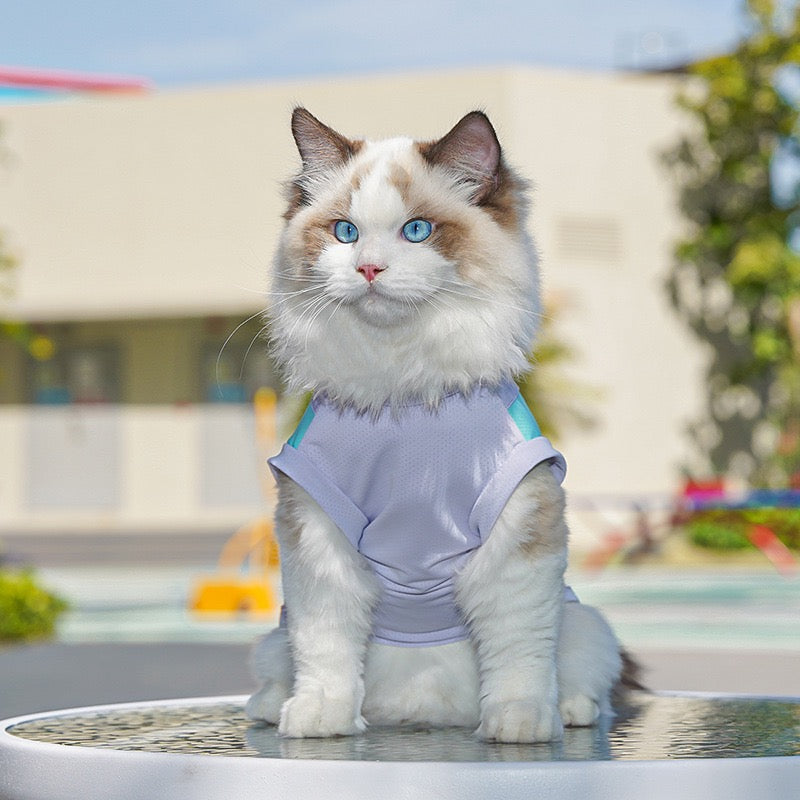 Cooling Mesh Sun Protection Vest for Dogs and Cats - UV Shield Summer Pet Vest