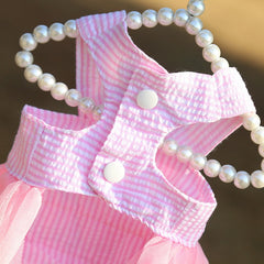 Adorable Dog Party Dress - Cute Plaid Skirt for Special Occasions