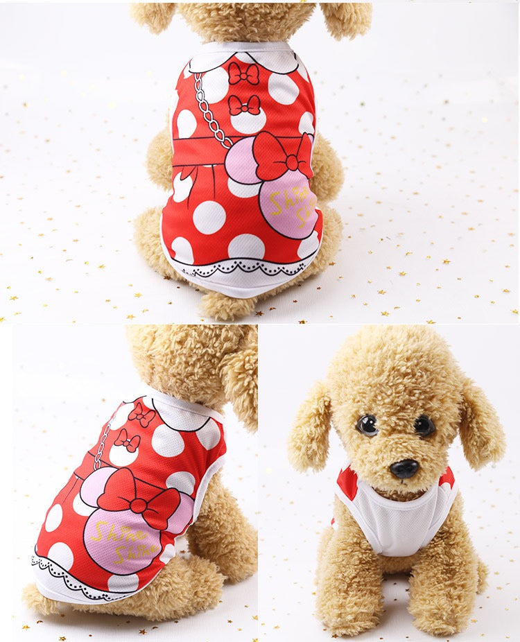 Breathable Mesh Dog & Cat Vest for Spring and Summer - Lightweight Cooling Pet Vest