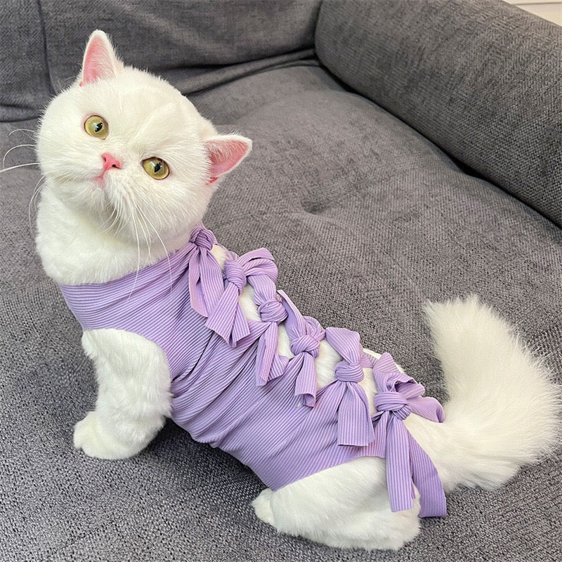 "Pawst-Op Guardian! Post-Surgery Recovery Suit for Dogs & Cats - Breathable Anti-Lick Surgical Onesie with Adjustable Belly Wrap, Soft Medical Fabric for Spay/Neuter Care, Weaning & Wound Protection (Vet-Approved Design)"