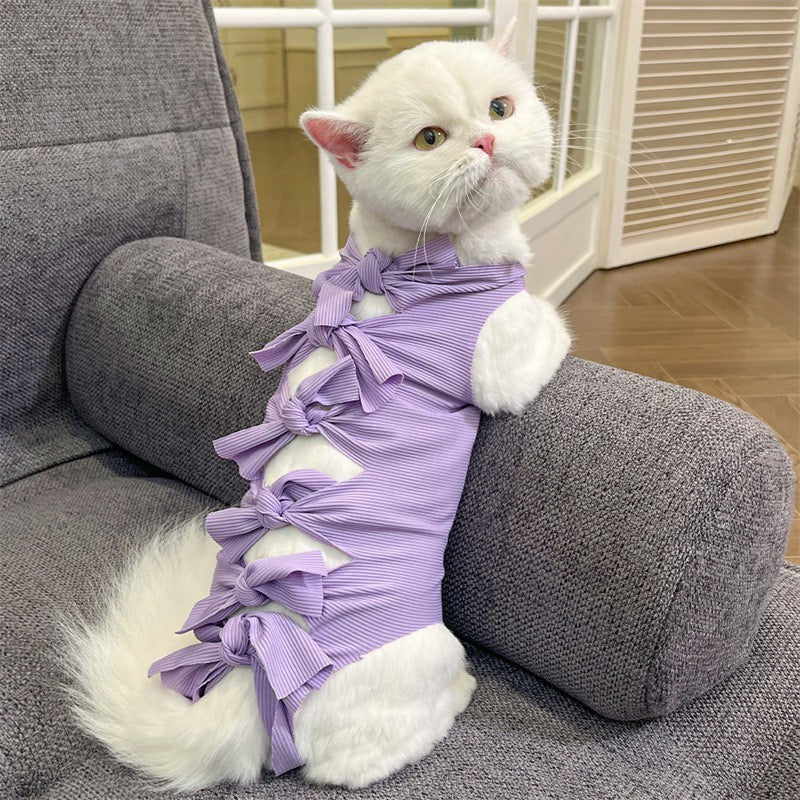 "Pawst-Op Guardian! Post-Surgery Recovery Suit for Dogs & Cats - Breathable Anti-Lick Surgical Onesie with Adjustable Belly Wrap, Soft Medical Fabric for Spay/Neuter Care, Weaning & Wound Protection (Vet-Approved Design)"