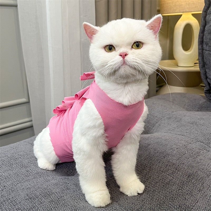 "Pawst-Op Guardian! Post-Surgery Recovery Suit for Dogs & Cats - Breathable Anti-Lick Surgical Onesie with Adjustable Belly Wrap, Soft Medical Fabric for Spay/Neuter Care, Weaning & Wound Protection (Vet-Approved Design)"