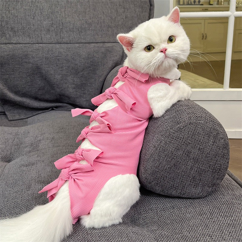 "Pawst-Op Guardian! Post-Surgery Recovery Suit for Dogs & Cats - Breathable Anti-Lick Surgical Onesie with Adjustable Belly Wrap, Soft Medical Fabric for Spay/Neuter Care, Weaning & Wound Protection (Vet-Approved Design)"