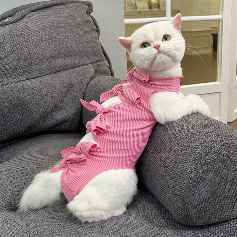 "Pawst-Op Guardian! Post-Surgery Recovery Suit for Dogs & Cats - Breathable Anti-Lick Surgical Onesie with Adjustable Belly Wrap, Soft Medical Fabric for Spay/Neuter Care, Weaning & Wound Protection (Vet-Approved Design)"