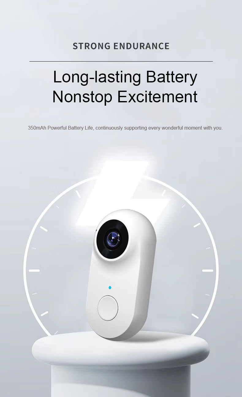 Pet Monitoring Camera with Magnetic Mount | HD Mini Thumb Camera & Silicone Collar